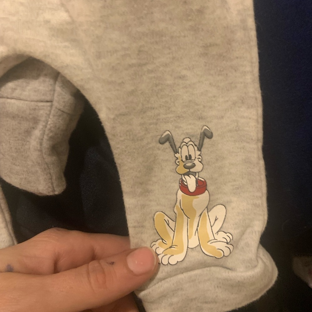 0-3 month grey pants